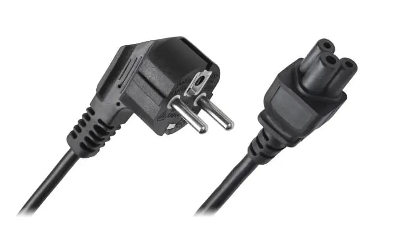 Przewód zasilający kabel do zasilacza laptopa KONICZYNKA C5 3-PIN 1.5m