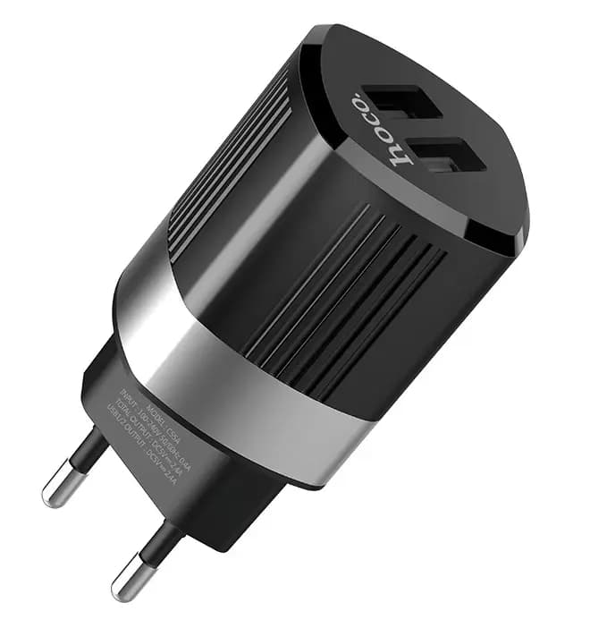 szybka ładowarka sieciowa do telefonu USB hoco c55A