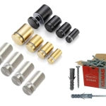 Dystanse do szkła i lustra – kiedy wybrać inox, black albo gold