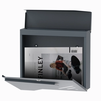 Skrzynka na listy pocztowa na gazety, ulotk DUŻA WRZUTNIA