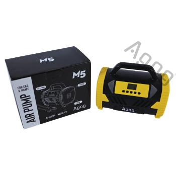 KOMPRESOR SAMOCHODOWY 12V/230V POMPKA SPRĘŻARKA PRZENOŚNA AGOG M5