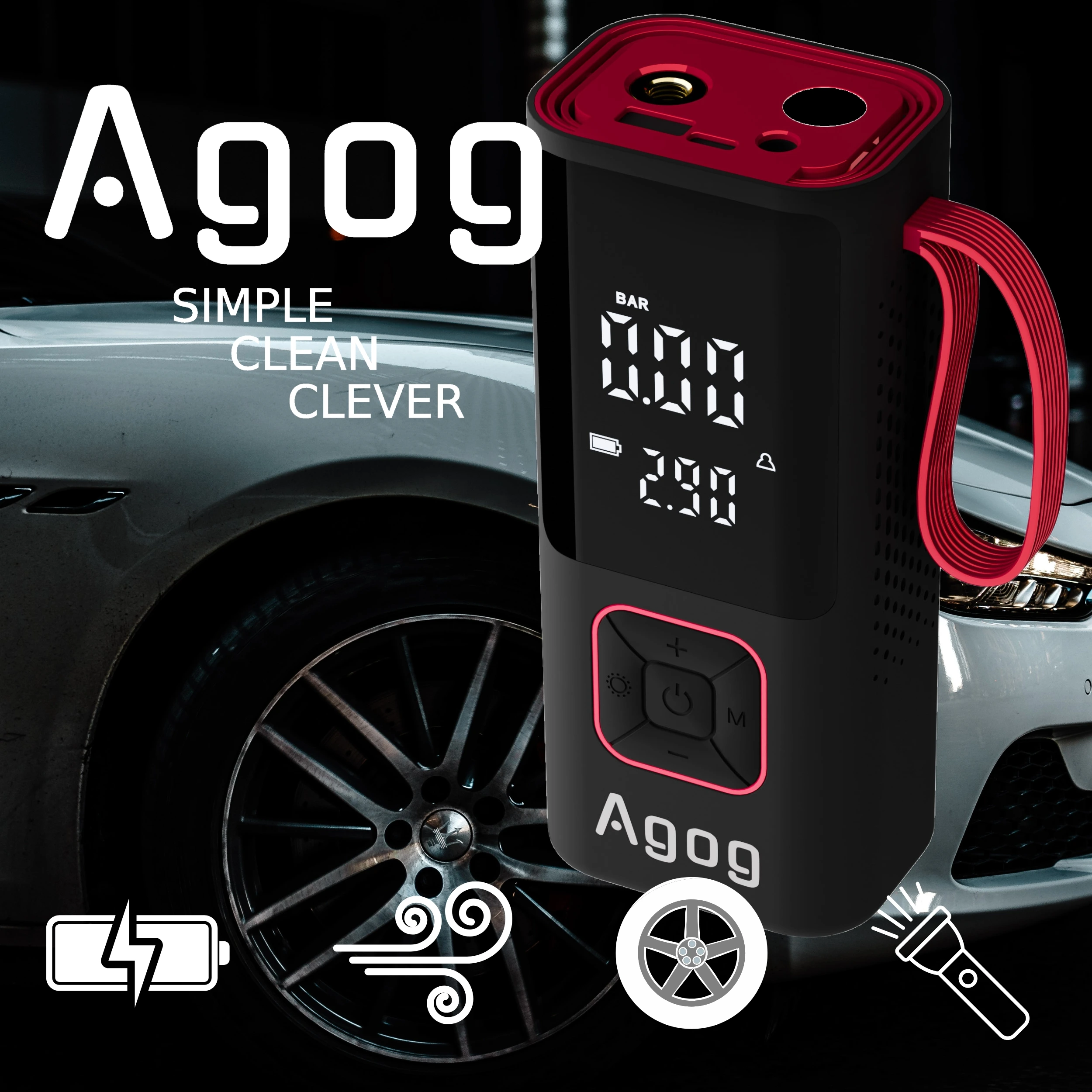 kompresor powerbank agog r6