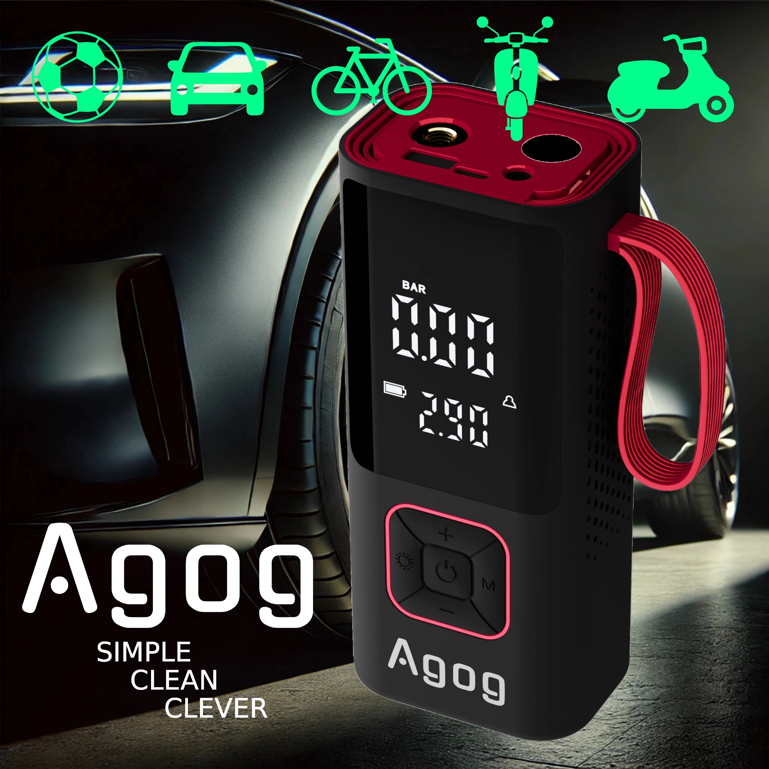 kompresor powerbank agog 
