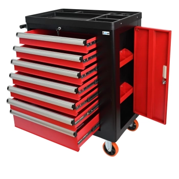 Szafka narzędziowa wózek warsztatowy 7 szuflad centralny zamek ROKEL