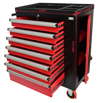 Szafka narzędziowa wózek warsztatowy 7 szuflad centralny zamek ROKEL