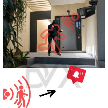 Kamera zewnętrzna IP POE LAN 8MPX 4K DVX PT8LB