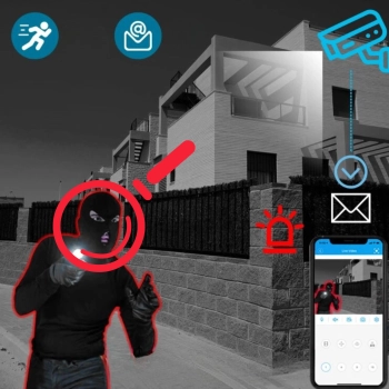 Kamera zewnętrzna IP POE LAN 8MPX 4K DVX PT8LB