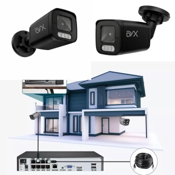 Kamera zewnętrzna IP POE LAN 8MPX 4K DVX PT8LB