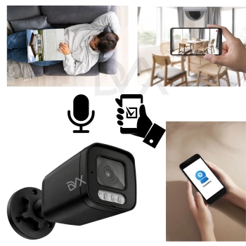 Kamera zewnętrzna IP POE LAN 8MPX 4K DVX PT8LB