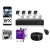 Zestaw do monitoringu w domu firmie 4x kamera 5mpx 2K MT5 DVX rejestrator NVR dysk 1TB
